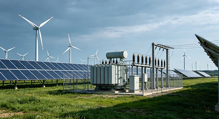 Custom Energy-Saving Transformers for Solar & Wind Renewable Energy Power Station Project